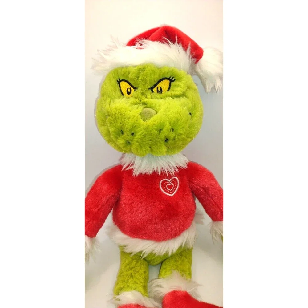 Aurora Grinch Santa Claus Stuffed Plush Toy # 15900 w/ Paper Tag 15 inches